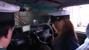 Cute girl starts to work as a taxi driver to fullfil her nasty wet dreams, uncensored full JAV movie